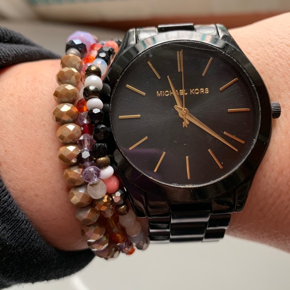 Michael Kors Accessories - Michael Kors Runway Slim Watch